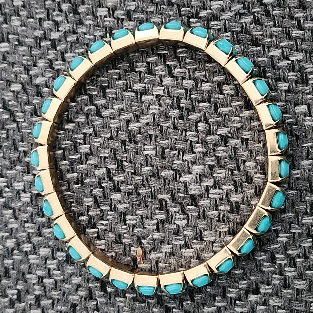 Turquoise colour bracelet - Picture 4 of 4